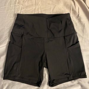 Black Biker Short; Size Small